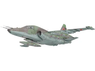 Sukhoi Su-25 Frogfoot 3D Model preview