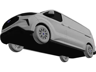 Ford Transit Custom Trend (2024) 3D Model preview