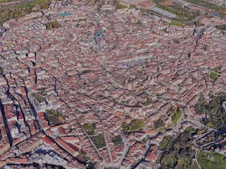 Caceres City, Spain (2023) 3D Model preview