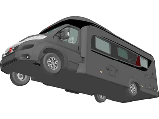 Burstner Ixeo IT 734 G (2016) 3D Model preview