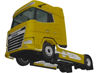 DAF XG Plus FTG (2024) 3D Model preview