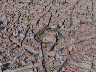 Catania City, Italy (2023) 3D Model preview