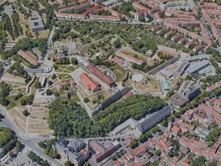 Erfurt City, Germany (2022) 3D Model preview