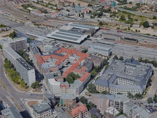 Halle (Saale) City, Germany (2022) 3D Model preview