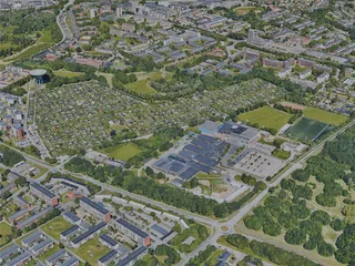 Helsingborg City, Sweden (2022) 3D Model preview
