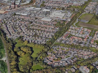 Hull City, UK (2023) 3D Model preview
