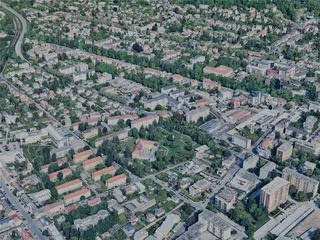 Klagenfurt am Worthersee City, Austria (2023) 3D Model preview