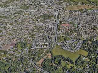 Le Mans City, France (2022) 3D Model preview