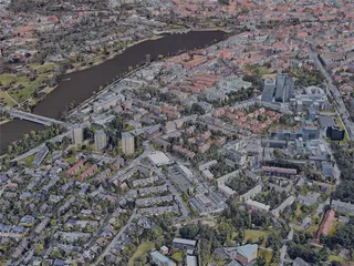 Munster City, Germany (2022) 3D Model preview