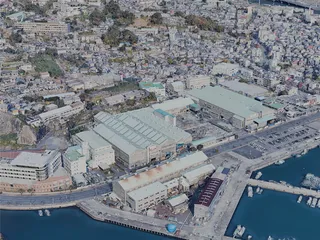 Nagasaki City, Japan (2023) 3D Model preview