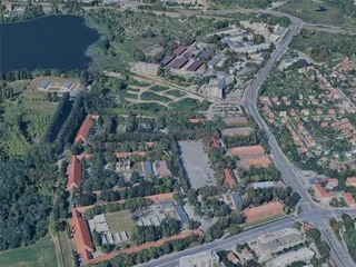 Olsztyn City, Poland (2024) 3D Model preview