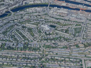 Aberdeen City, UK (2024) 3D Model preview