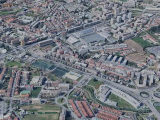 Braga City, Portugal (2024) 3D Model preview