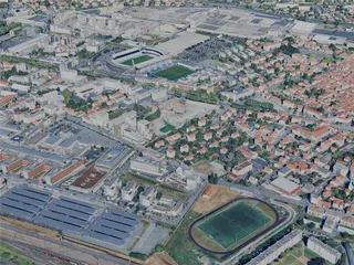 Clermont-Ferrand City, France (2024) 3D Model preview