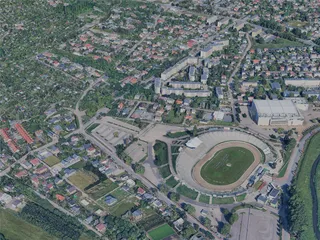 Czestochowa City, Poland (2024) 3D Model preview