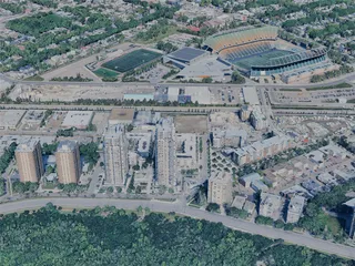 Edmonton City, AB, Canada (2024) 3D Model preview