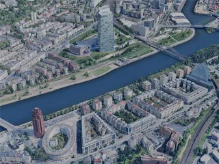 Frankfurt City, Germany (2024) 3D Model preview