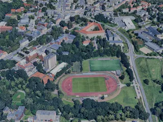 Koszalin City, Poland (2024) 3D Model preview