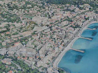 Menton City, France (2023) 3D Model preview