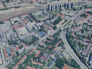 Munich City, Germany (2024) 3D Model preview