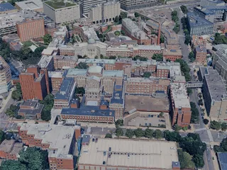 New Haven City, CT, USA (2024) 3D Model preview
