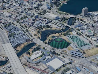 Oakland City, CA, USA (2023) 3D Model preview