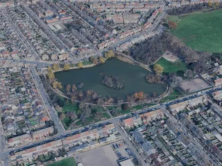Portsmouth City, UK (2024) 3D Model preview