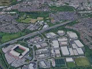 Stoke on Trent City, UK (2024) 3D Model preview