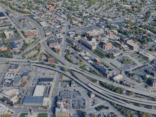 Syracuse City, NY, USA (2024) 3D Model preview