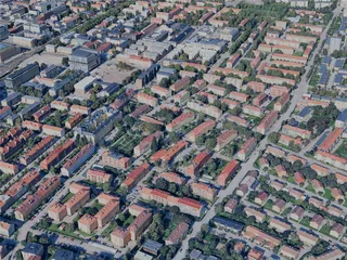 Uppsala City, Sweden (2023) 3D Model preview