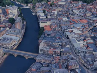 York City, UK (2024) 3D Model preview