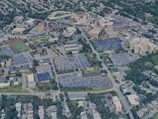 Albany City, NY, USA (2024) 3D Model preview