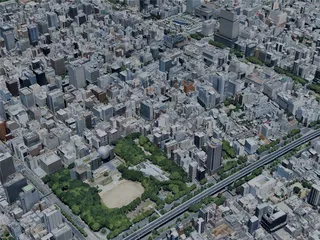 Nagoya City, Japan (2024) 3D Model preview