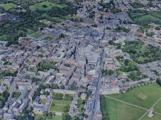 Cambridge City, UK (2024) 3D Model preview