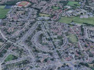 Chelmsford City, UK (2024) 3D Model preview