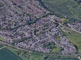 Hereford City, UK (2023) 3D Model preview
