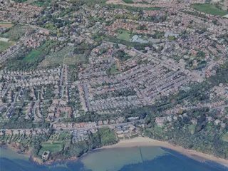 Weymouth City, UK (2024) 3D Model preview
