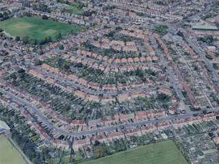 Worthing City, UK (2024) 3D Model preview