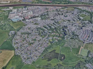 Lancaster City, UK (2023) 3D Model preview