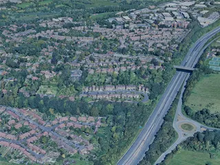 Winchester City, UK (2023) 3D Model preview