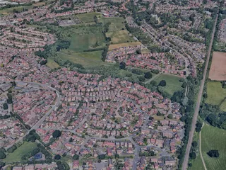Worcester City, UK (2023) 3D Model preview