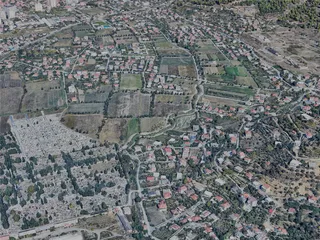 Elbasan City, Albania (2024) 3D Model preview