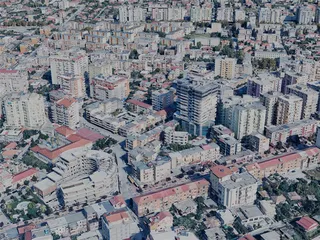 Fier City, Albania (2024) 3D Model preview