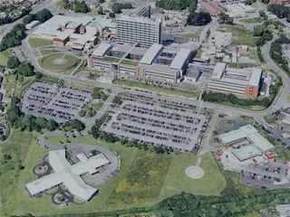 Londonderry City, UK (2022) 3D Model preview