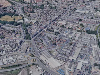 Newport City, UK (2023) 3D Model preview