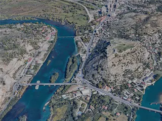 Shkoder City, Albania (2024) 3D Model preview
