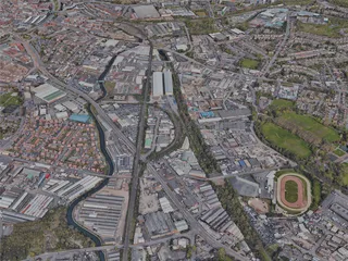 Wolverhampton City, UK (2022) 3D Model preview