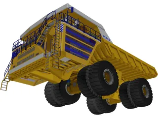 Belaz 75710 3D Model preview
