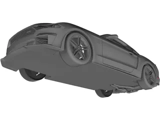 Ford Mustang Roush Stage 3 3D Model preview