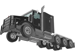 Kenworth T800 3D Model preview